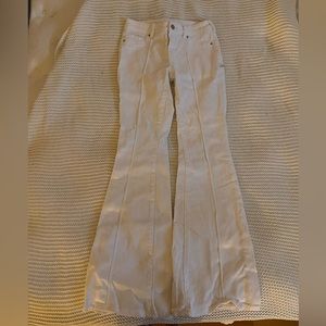 Low rise flare jeans